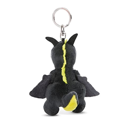 Porte-clé Dragon gris métal en peluche variant 0 