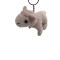 Porte-clé Mouton blanc en peluche - miniature