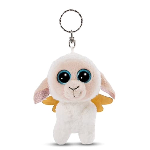 Porte-clé Mouton blanc en peluche