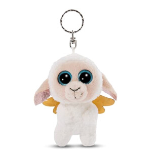 Porte-clé Mouton blanc en peluche