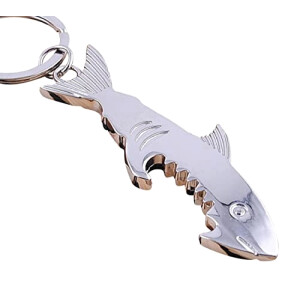 Porte-clé Requin argent