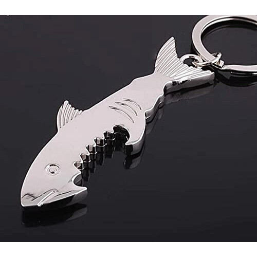 Porte-clé Requin argent variant 1 