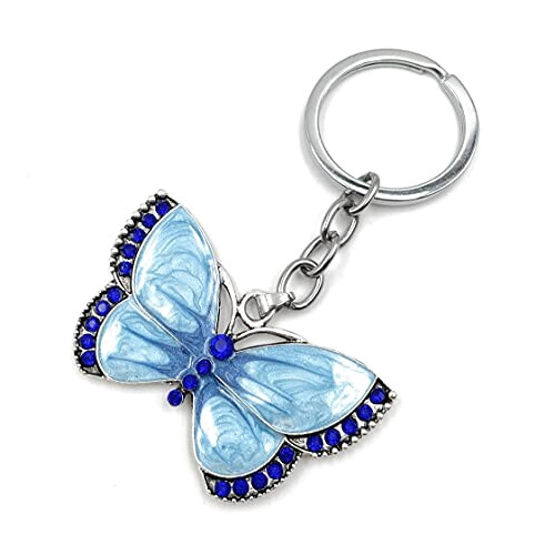 Porte-clé Papillon bleu variant 0 