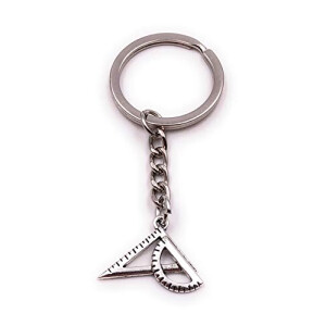 Porte-clé Triangle argent