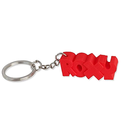 Porte-clé rouge plastique 8 cm variant 1 