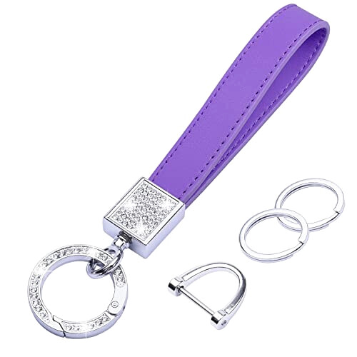 Porte-clé violet 2 cm